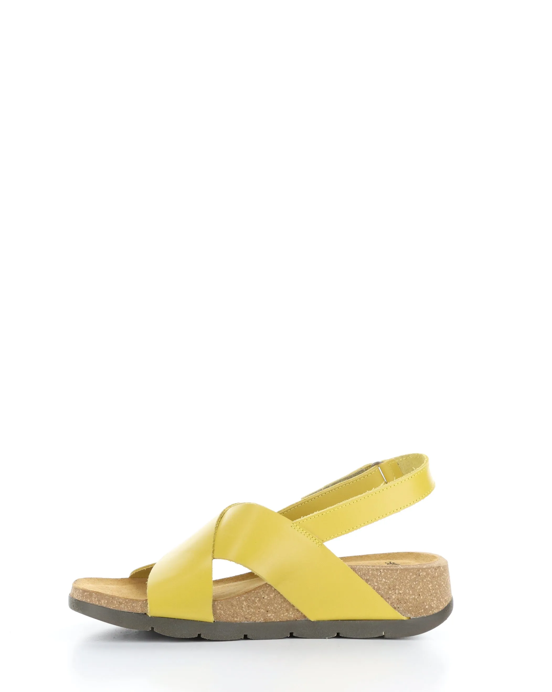 CHLO852FLY MUSTARD Velcro Sandals