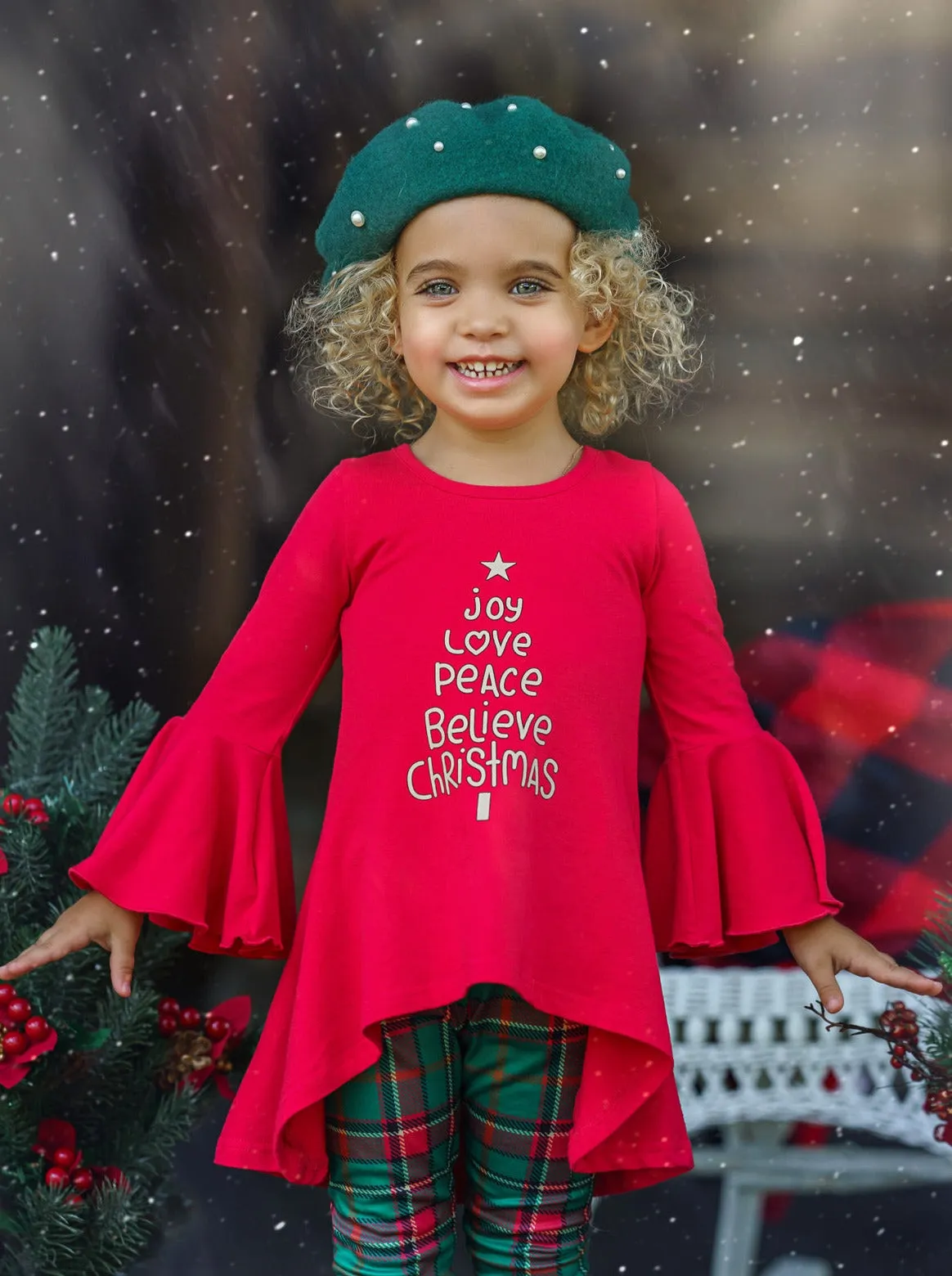 Christmas Spirit Tunic Legging Set