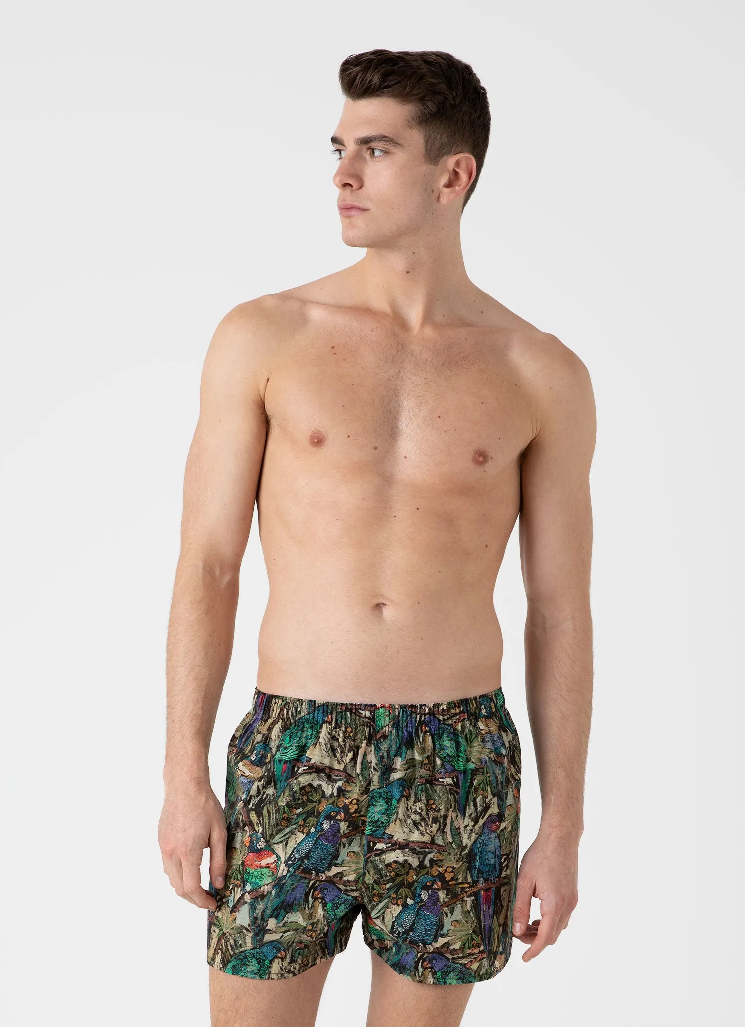 Classic Men's Boxers in Liberty Jungle Fabric