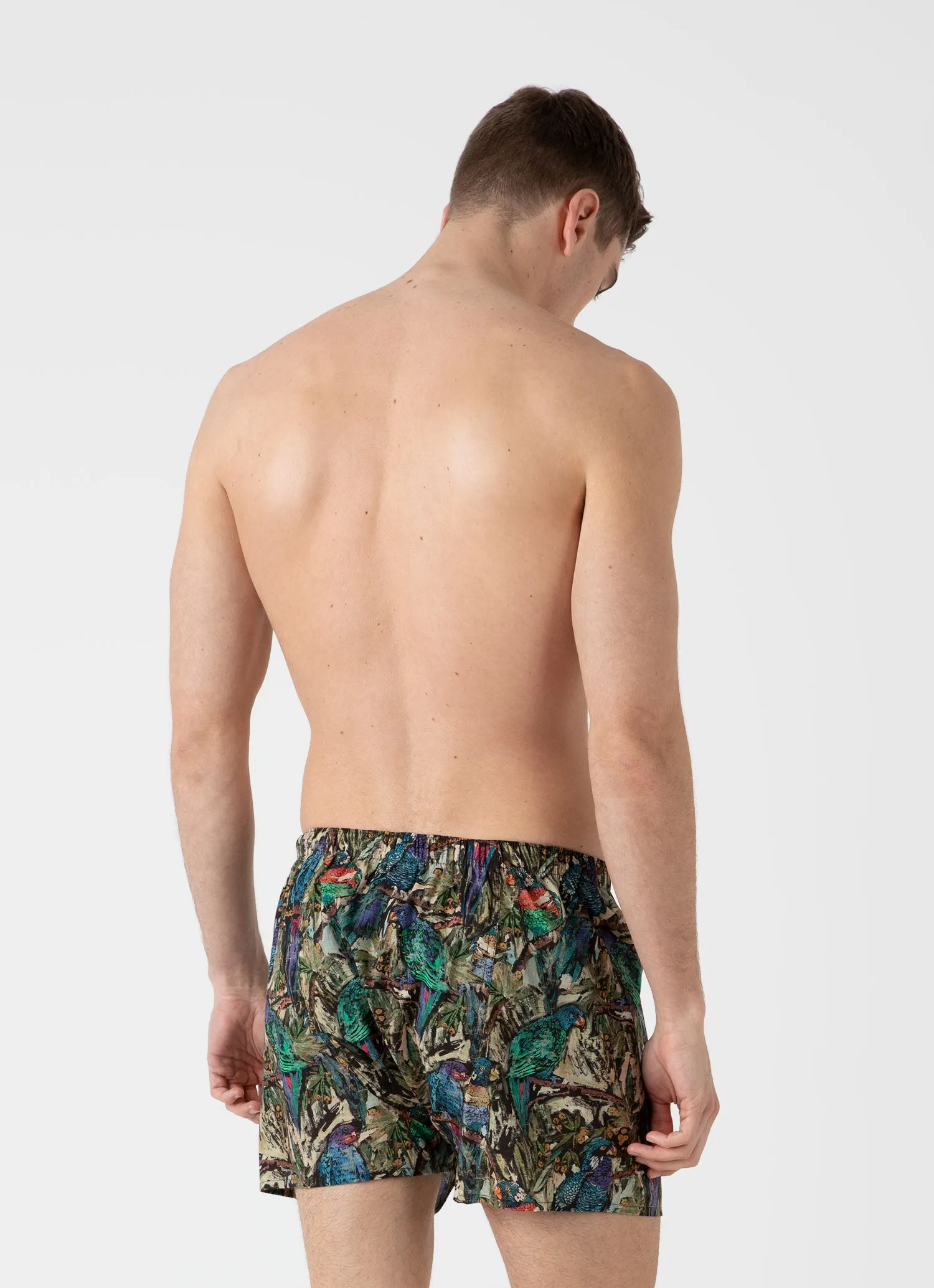 Classic Men's Boxers in Liberty Jungle Fabric