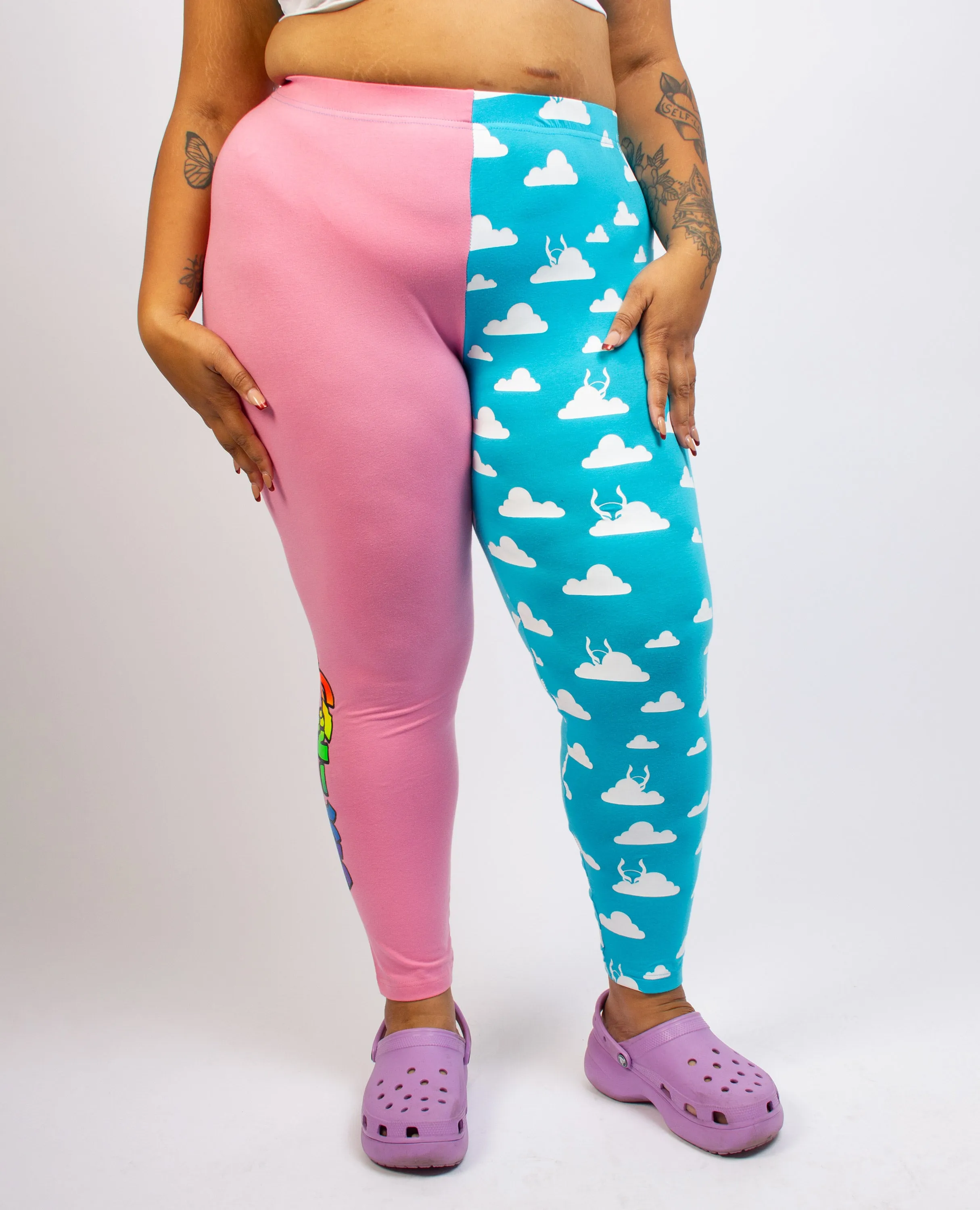 Cloud Print Leggings