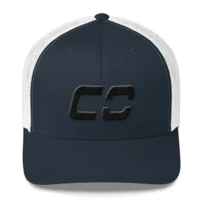 Colorado Trucker Cap with Mesh Back and Black Embroidery - Customize with CO Design - Various Hat Color Choices