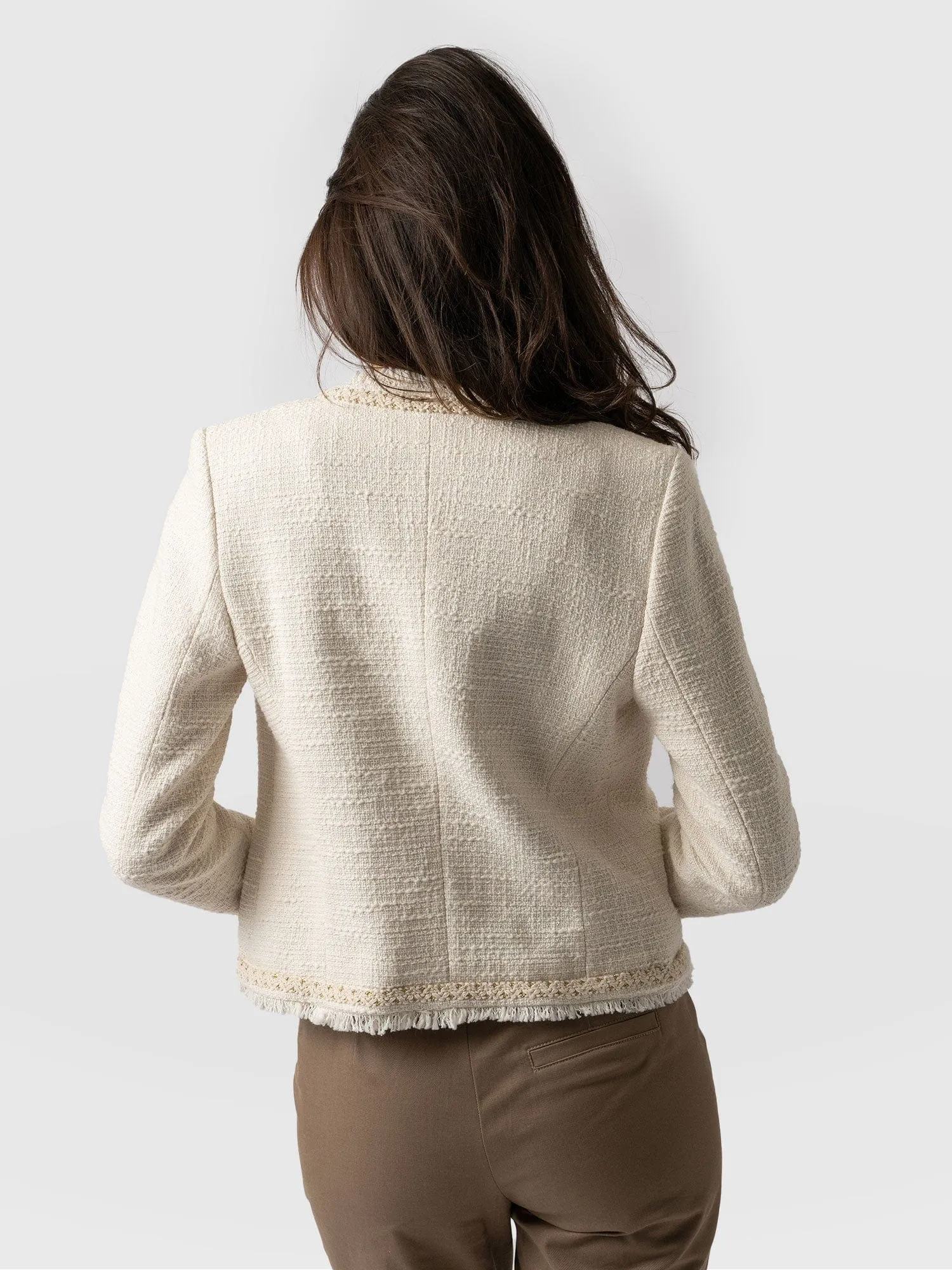 Cream Bouclé Rayner Jacket