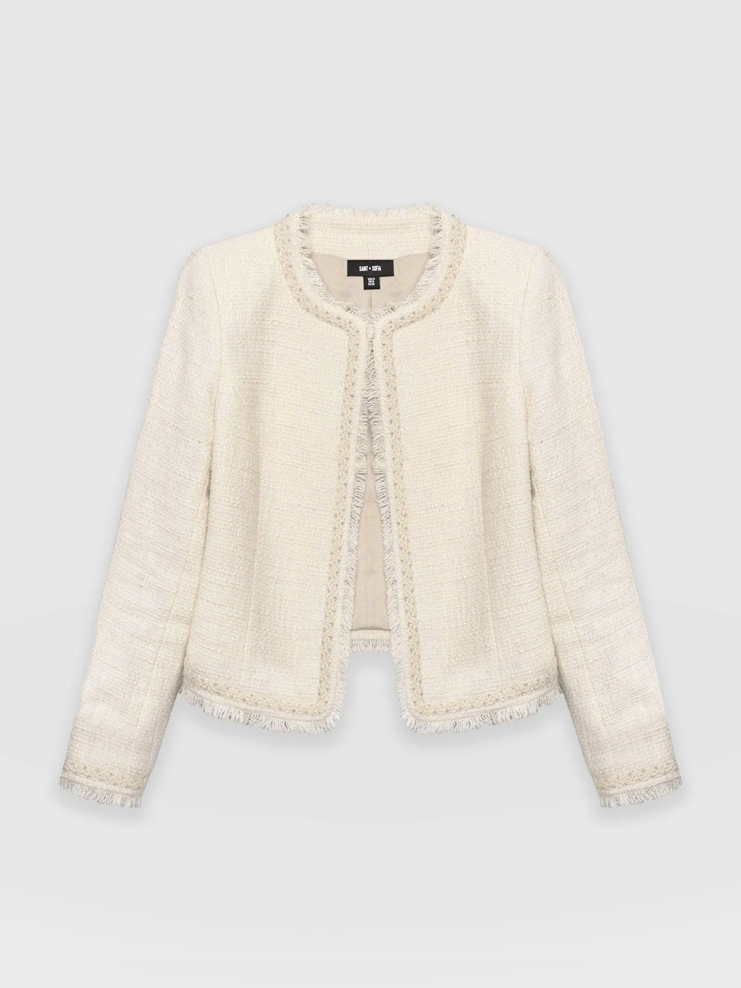 Cream Bouclé Rayner Jacket