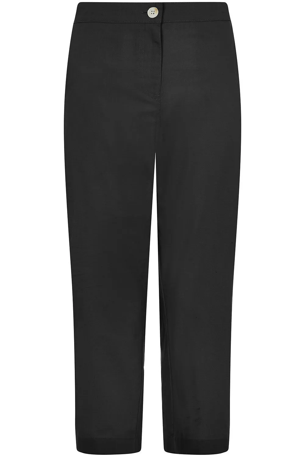 Cropped Elastic Trousers