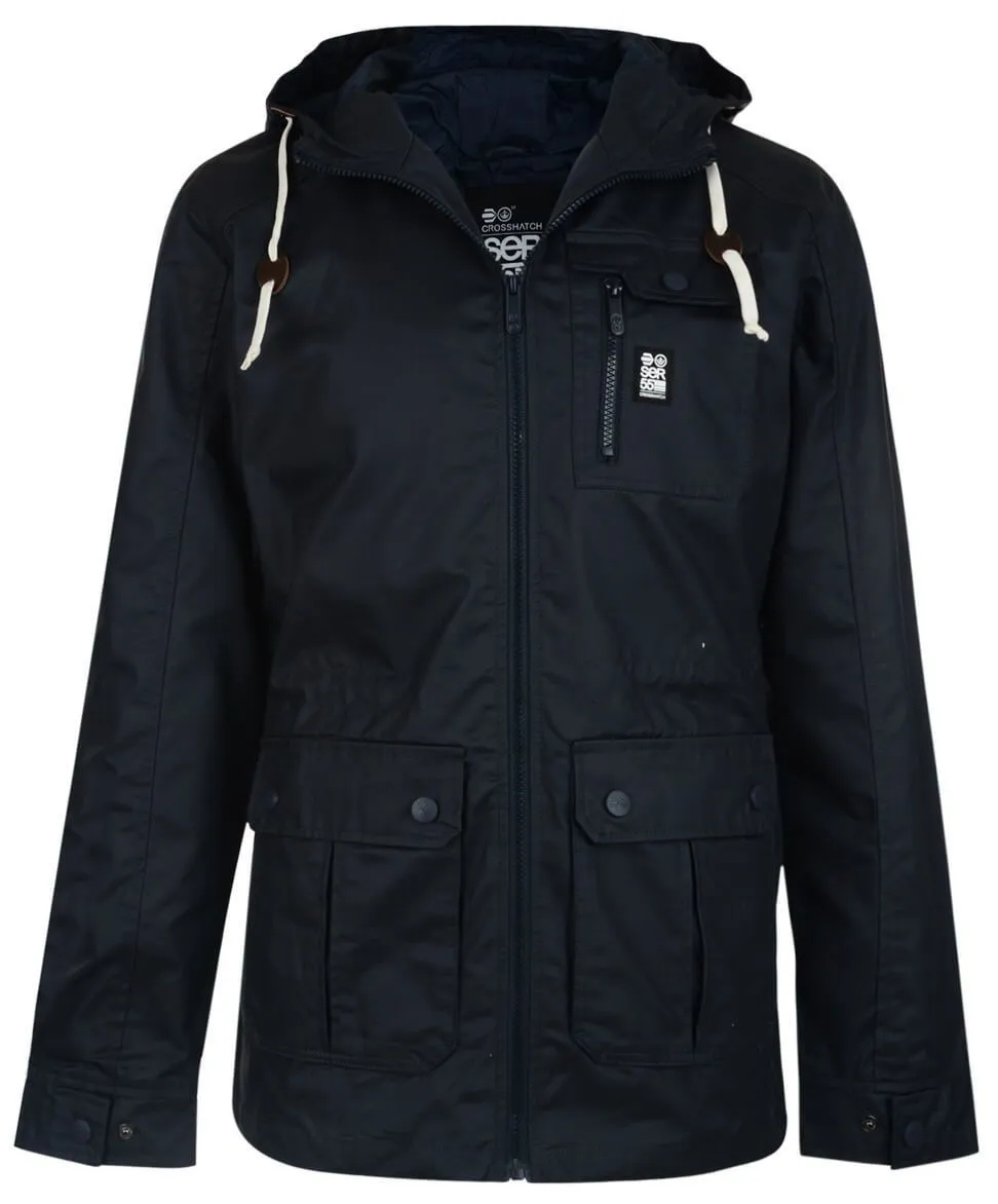 Total Eclipse Crosshatch Men's Shayter Hooded Jacket