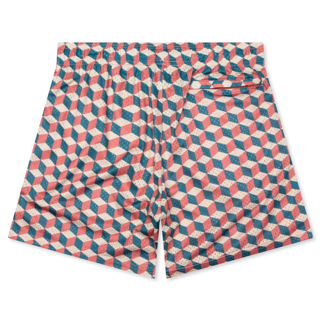 Cubert West Mesh Shorts Coral