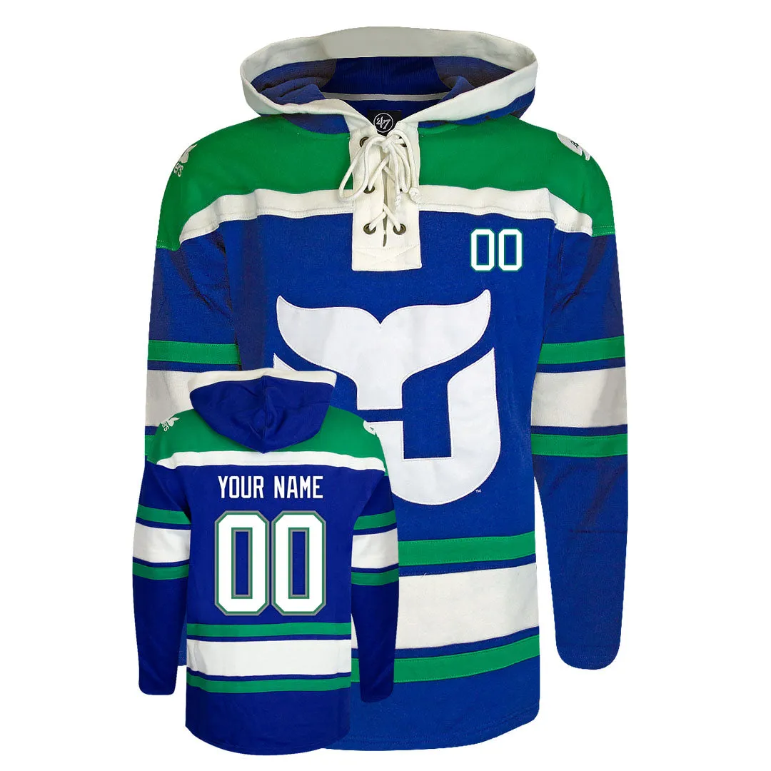 Customizable Hartford Whalers 47' Fleece Lacer Hoody