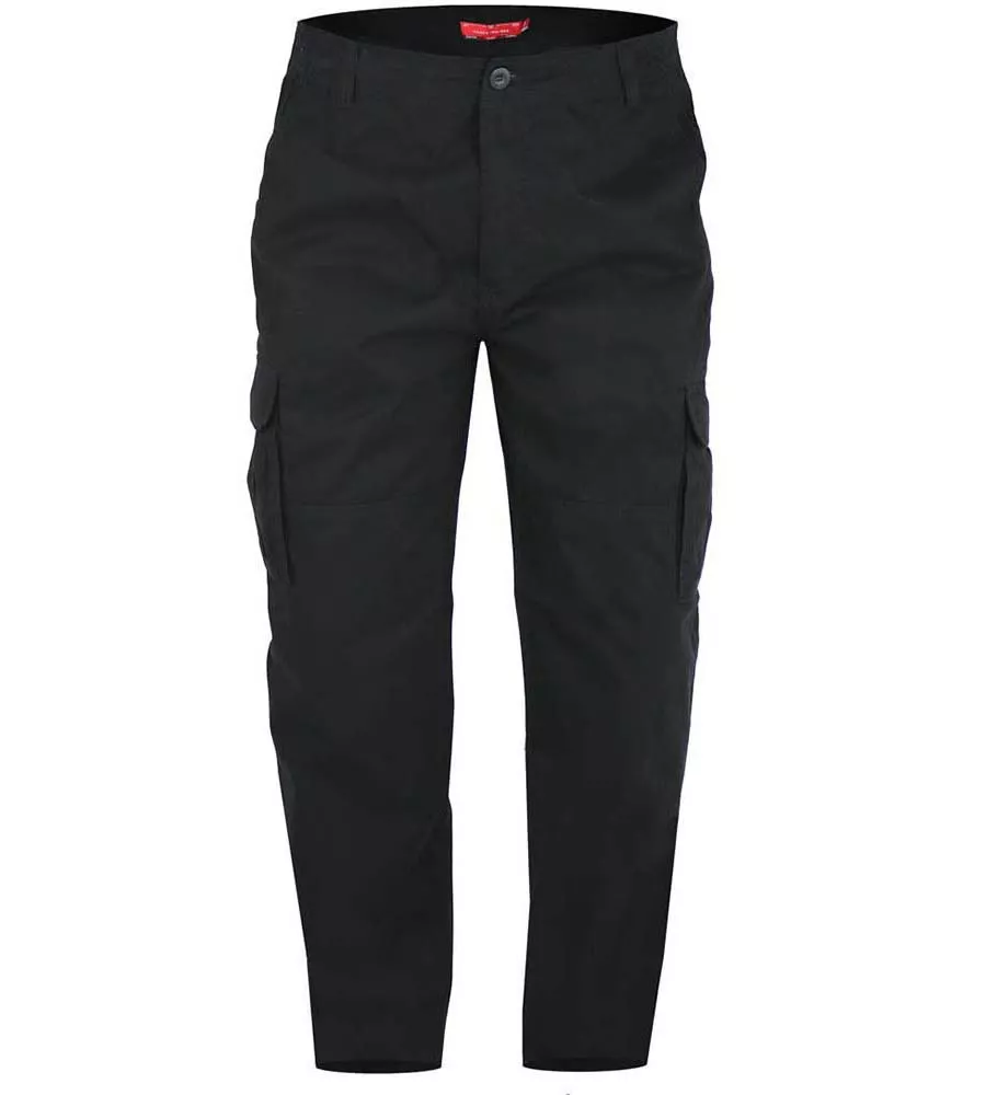 D555 Big Men's Peached Cotton Cargo Trousers (ROBERT)