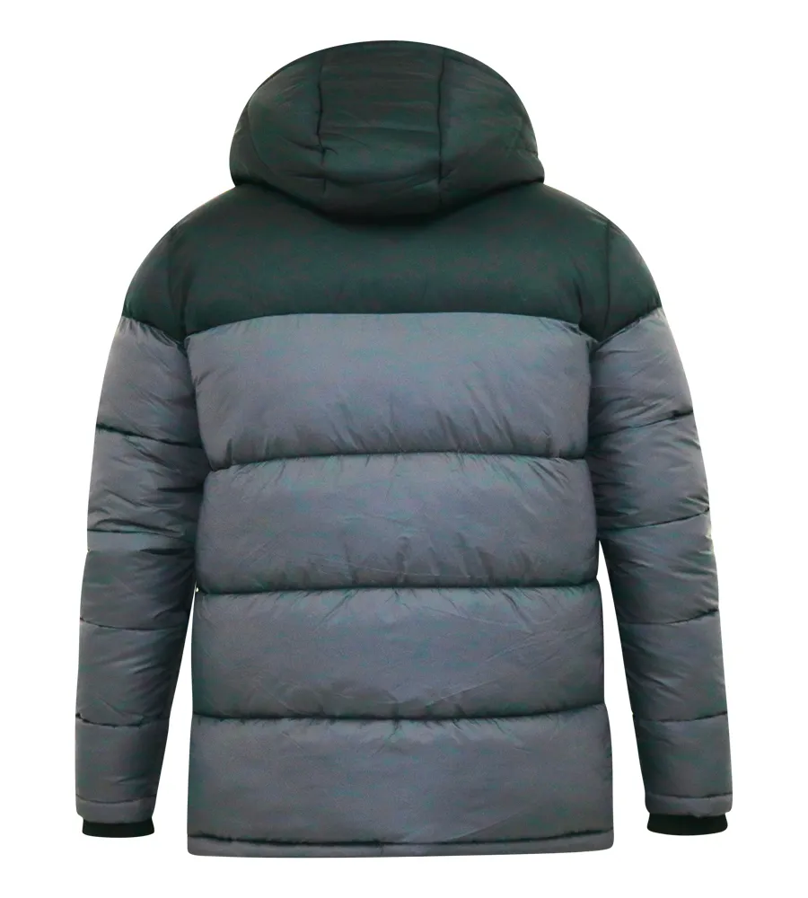 Big and Tall Men's Quilted Puffer Jacket With Full Sherpa Lining (WORRALL)