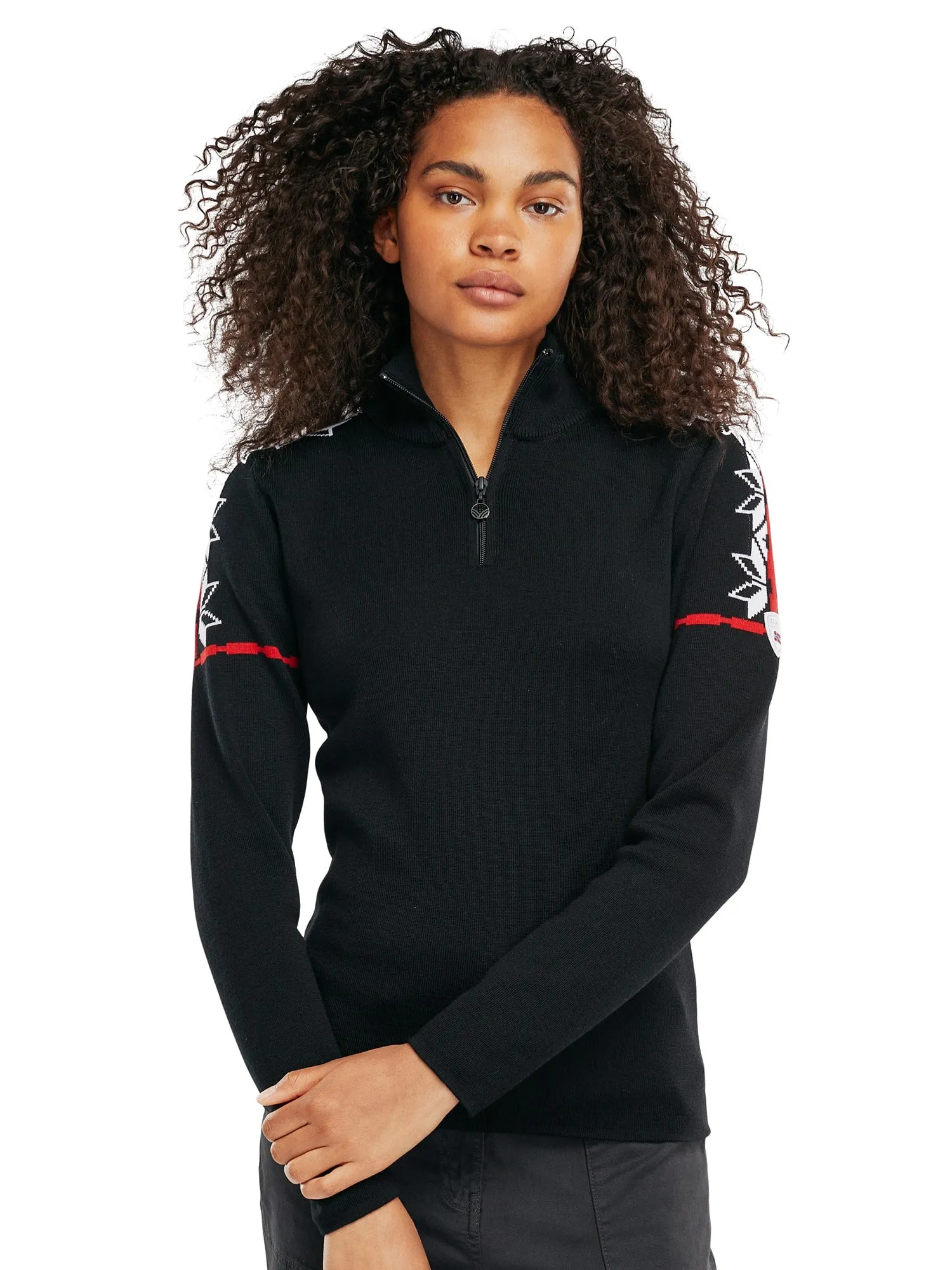 Dale of Norway Black Mt. Blatind Sweater for Women