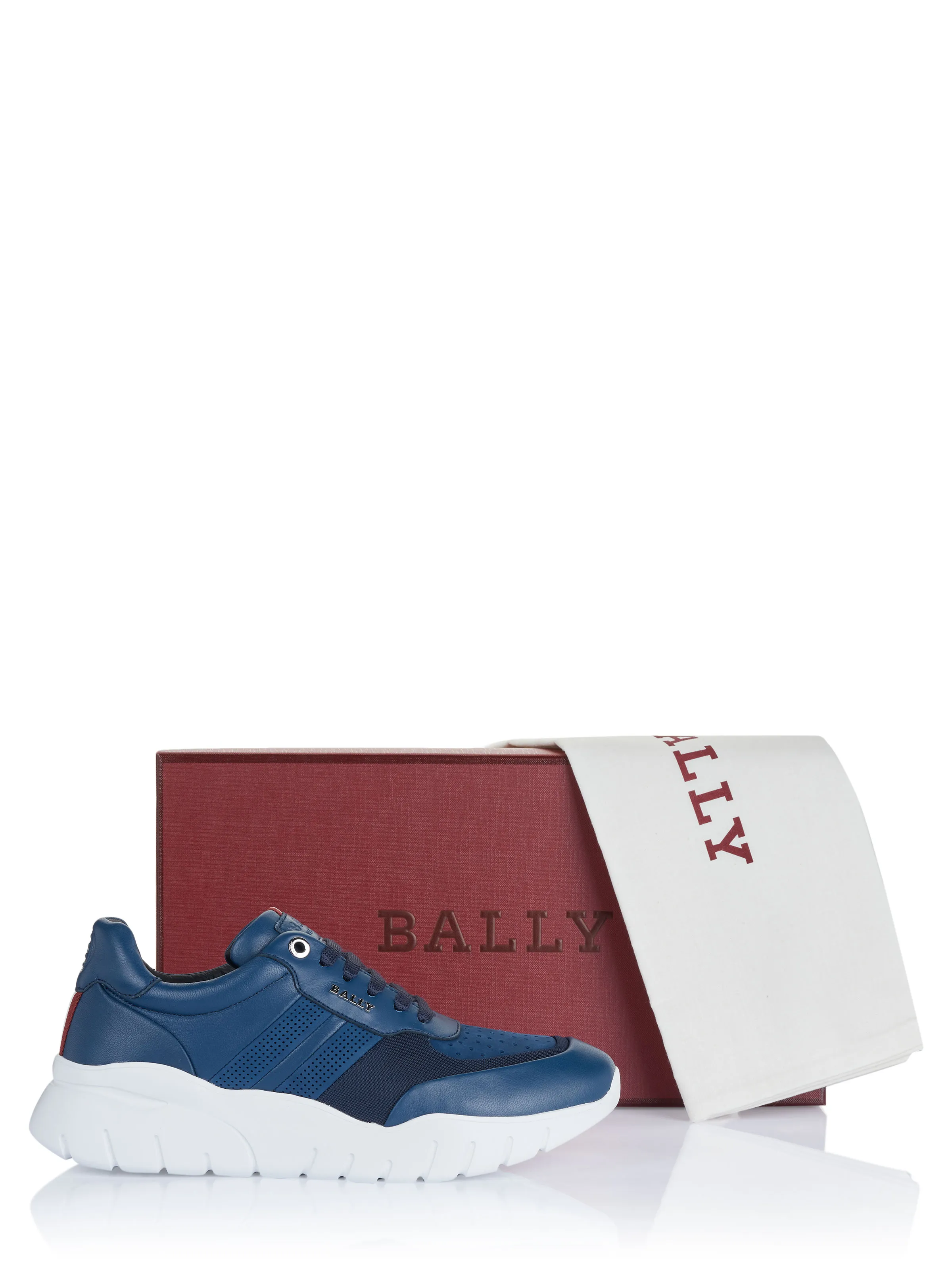 Dark Blue Bally Shoe