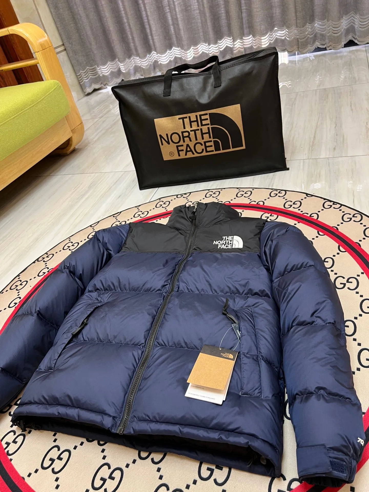 Dark Blue Down Jacket