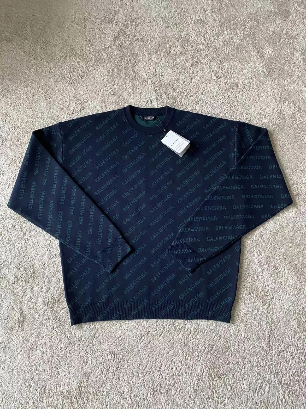 Dark Blue Monogram Sweater 2023