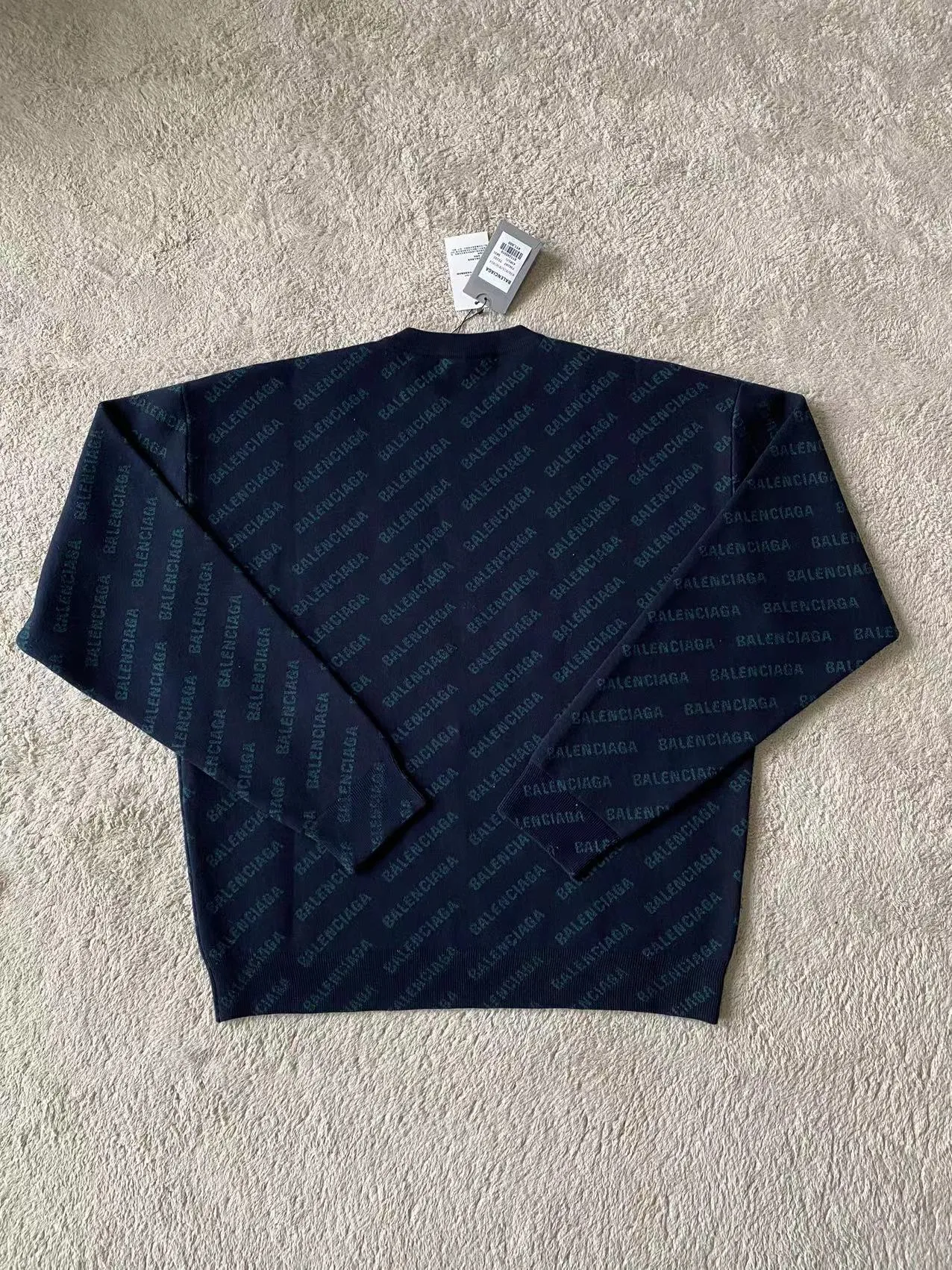 Dark Blue Monogram Sweater 2023