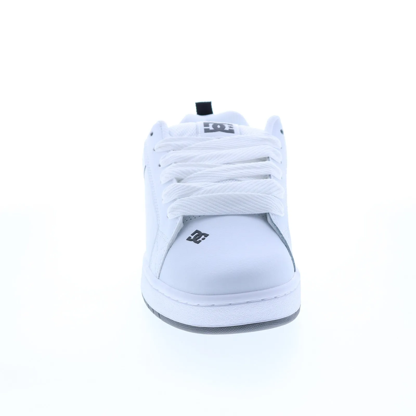 DC Court Graffik 300529-WPT White Leather Skate Sneakers