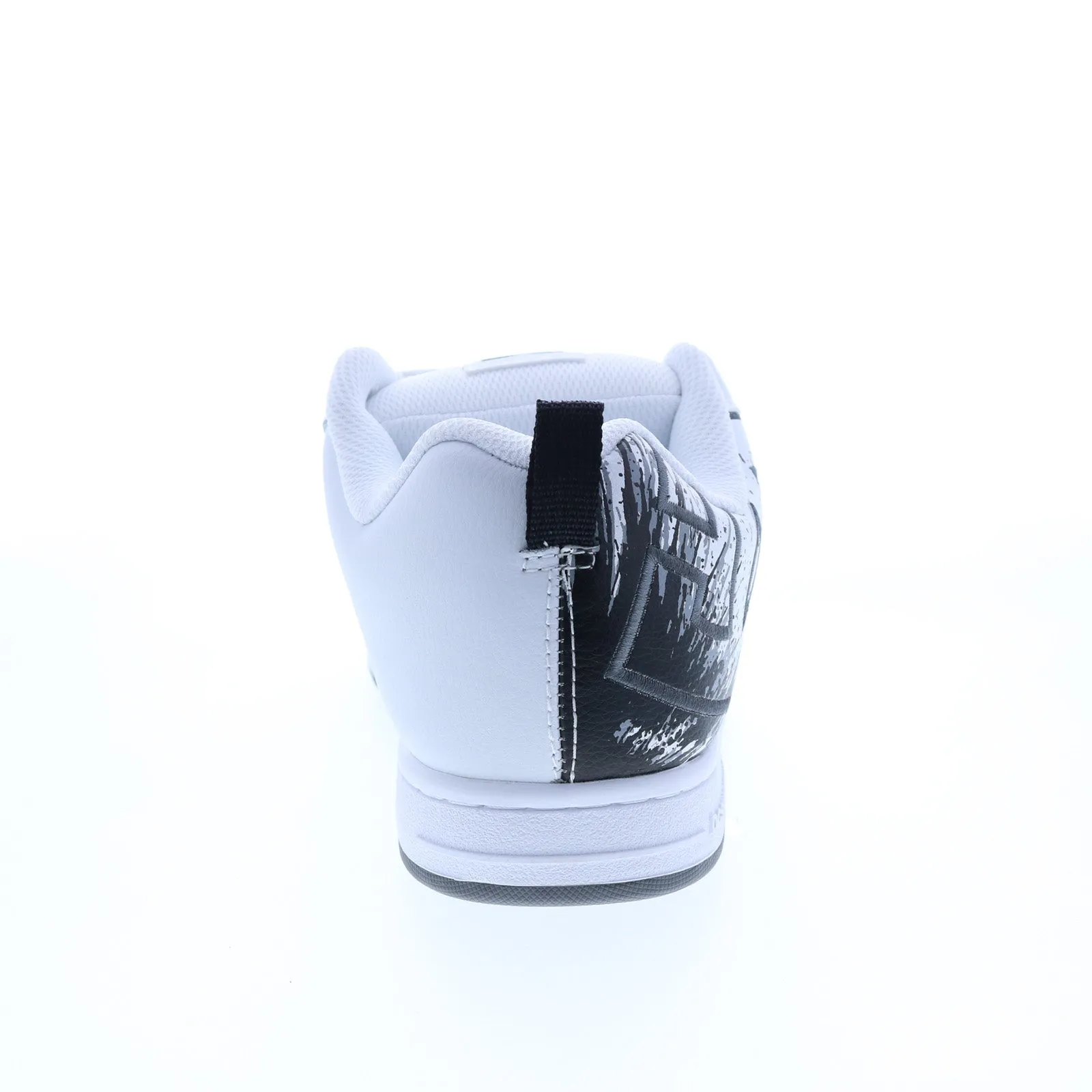 DC Court Graffik 300529-WPT White Leather Skate Sneakers