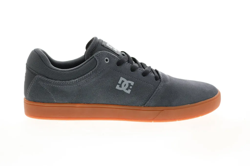 DC Crisis Men's Gray Nubuck Skate Sneakers