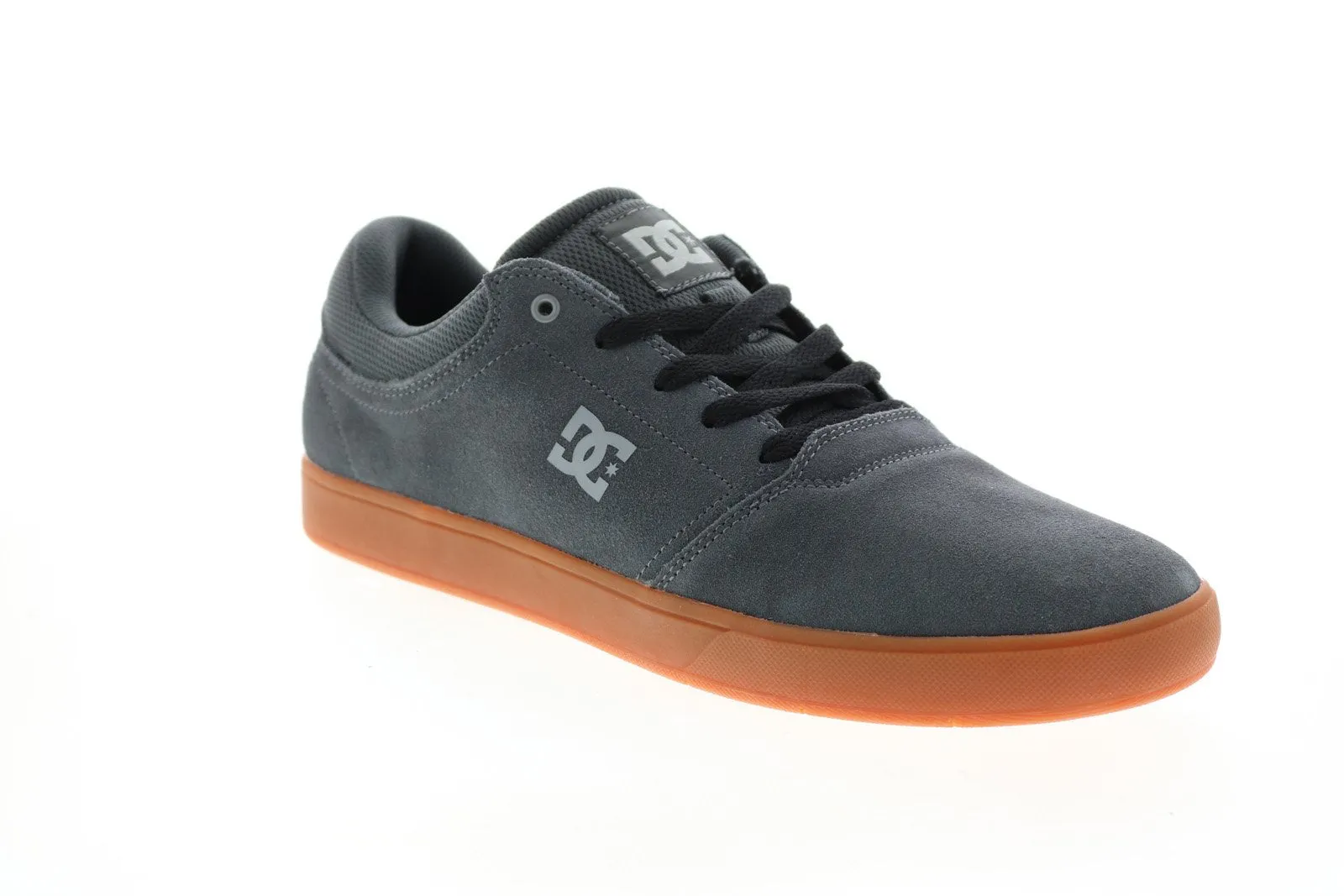 DC Crisis Men's Gray Nubuck Skate Sneakers