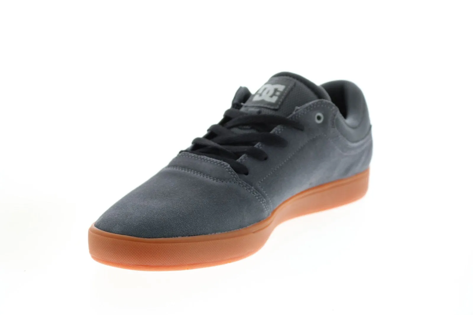 DC Crisis Men's Gray Nubuck Skate Sneakers