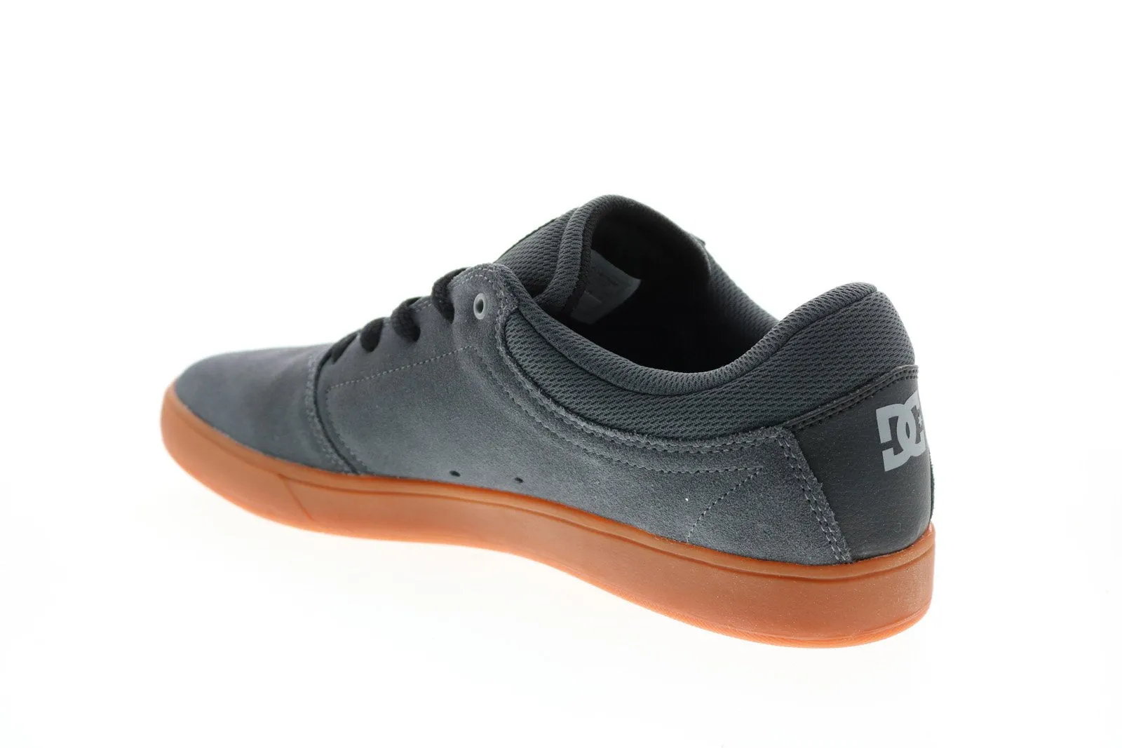 DC Crisis Men's Gray Nubuck Skate Sneakers