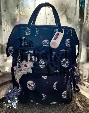 Diaper Bag with Moon Phases