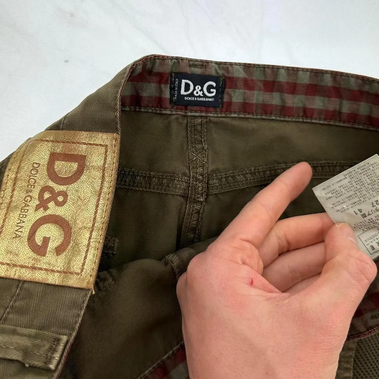 Dolce and Gabbana Cargo Trousers W34