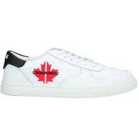 Dsquared2 White Maple Gym Low Top Sneakers