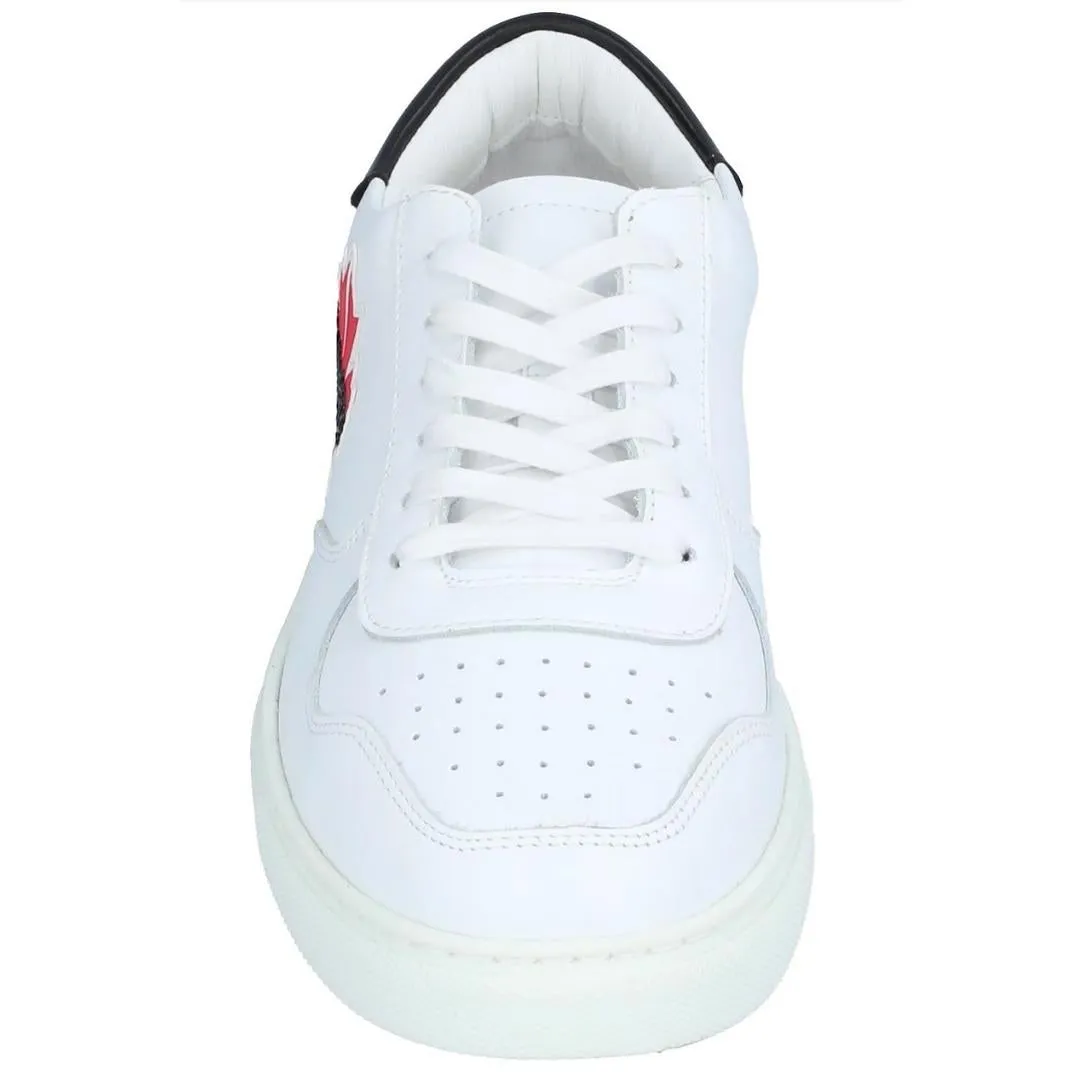 Dsquared2 White Maple Gym Low Top Sneakers