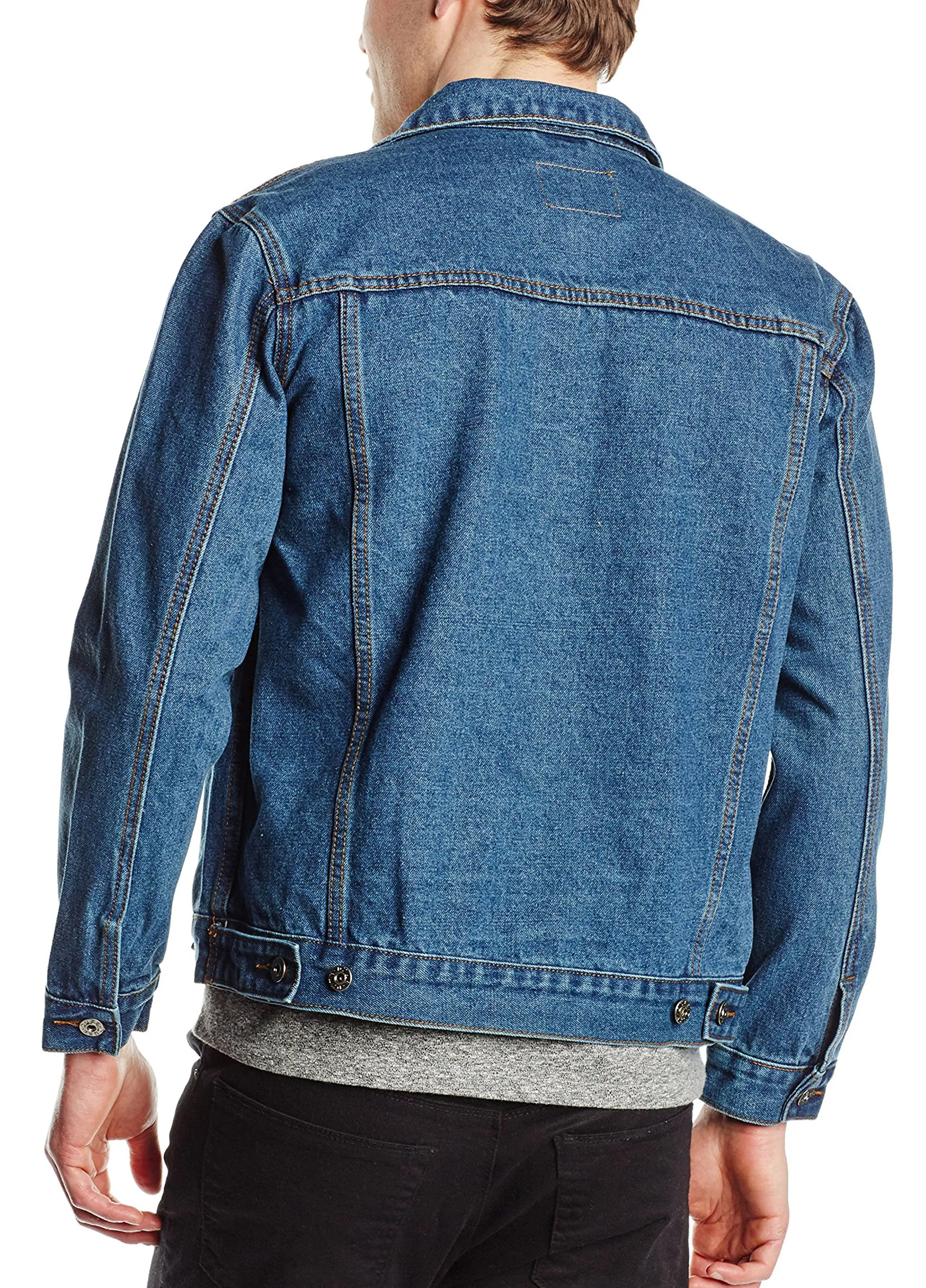 Stonewash Blue Denim Western Trucker Jacket Duke