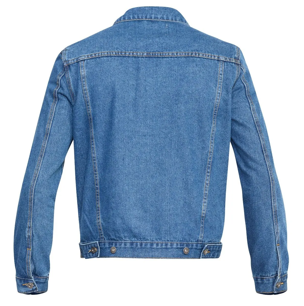 Stonewash Blue Denim Western Trucker Jacket Duke