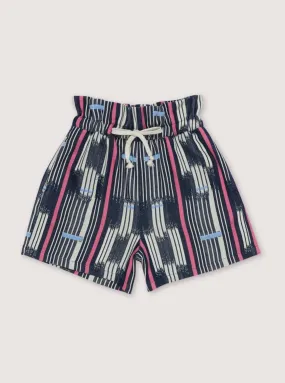 Echo Ikat Shorts - Vibrant Ikat-print summer shorts by Echo.