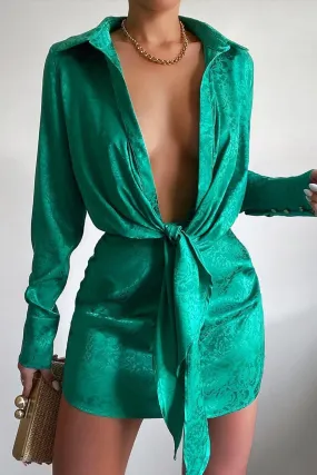 Emerald Green Rubs Dress