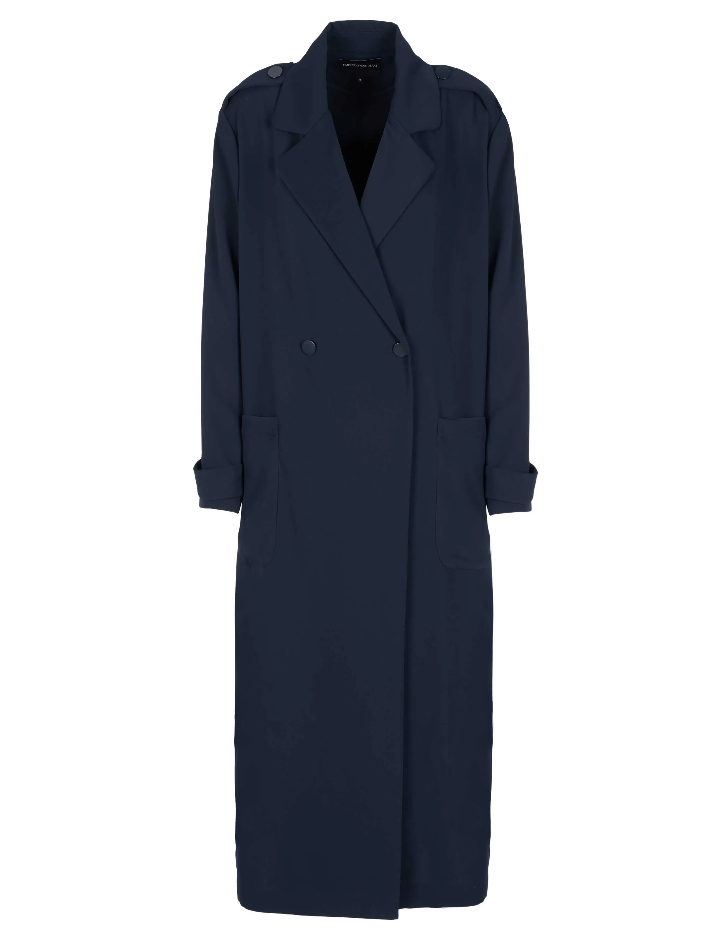 Emporio Armani Navy Coat.