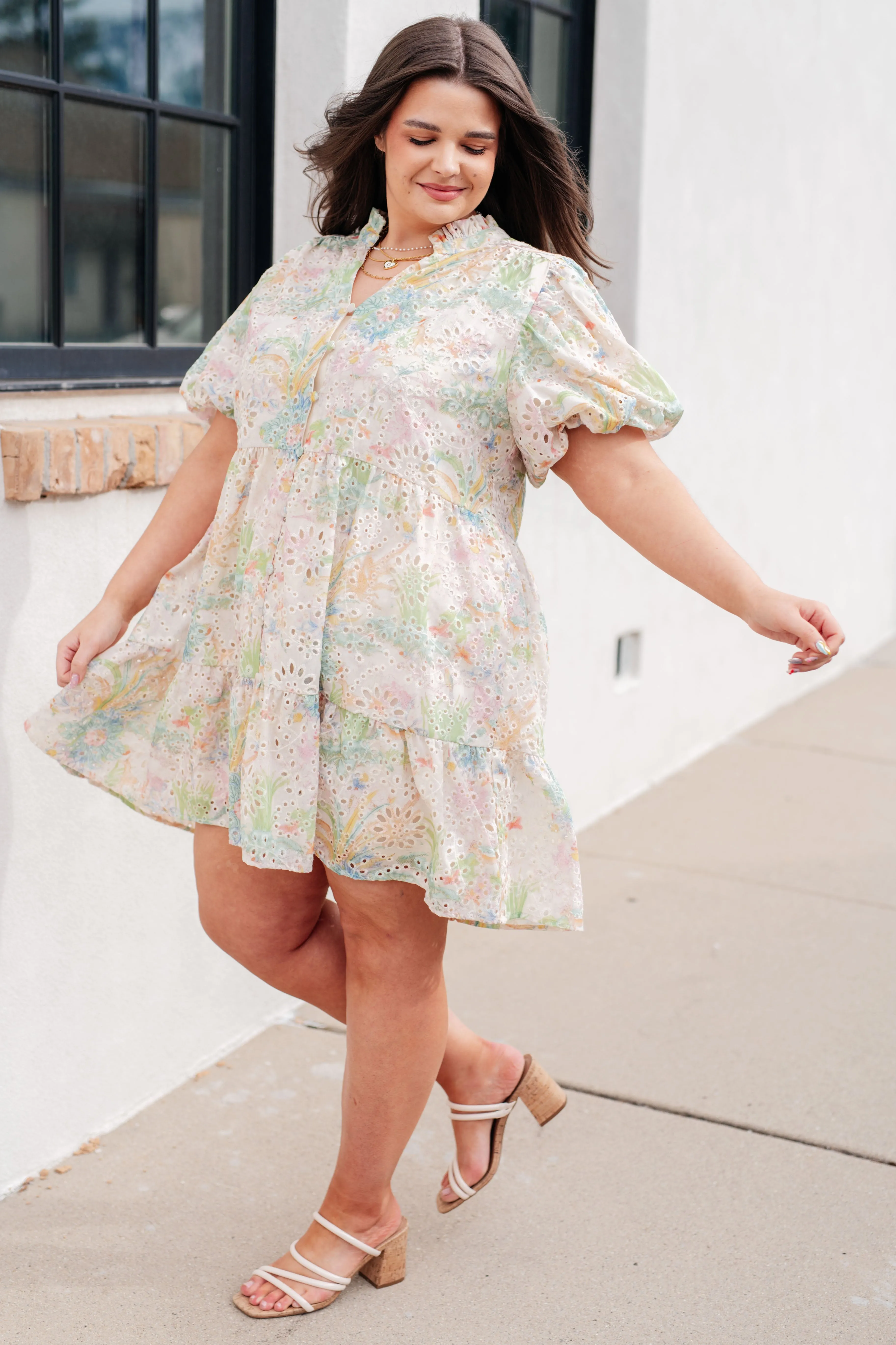 Eyelet Summer Dress