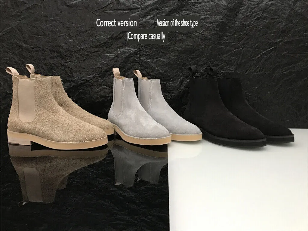 Fear of God Chelsea Boots Season 6 Yeezy High-Top Leather Boots by Kanye West