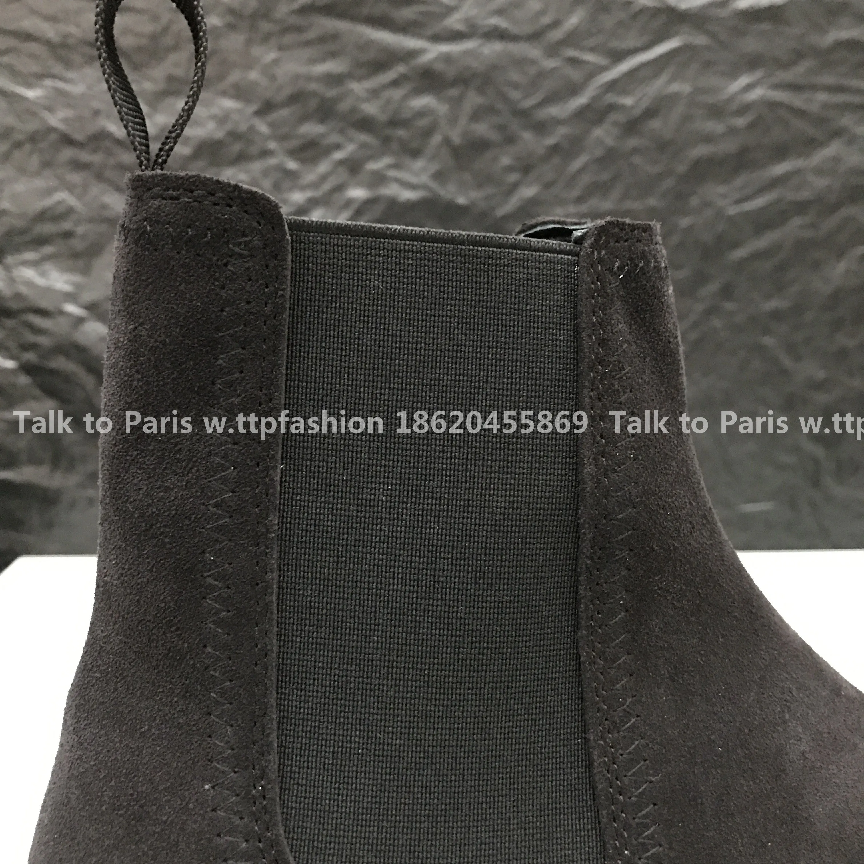 Fear of God Chelsea Boots Season 6 Yeezy High-Top Leather Boots by Kanye West