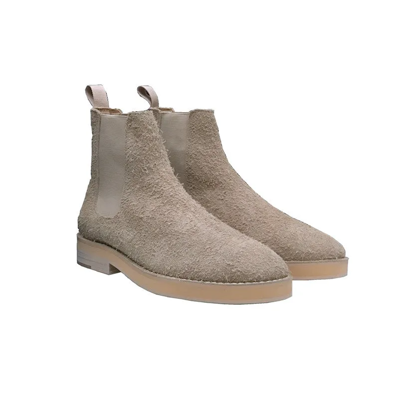 Fear of God Chelsea Boots Season 6 Yeezy High-Top Leather Boots by Kanye West