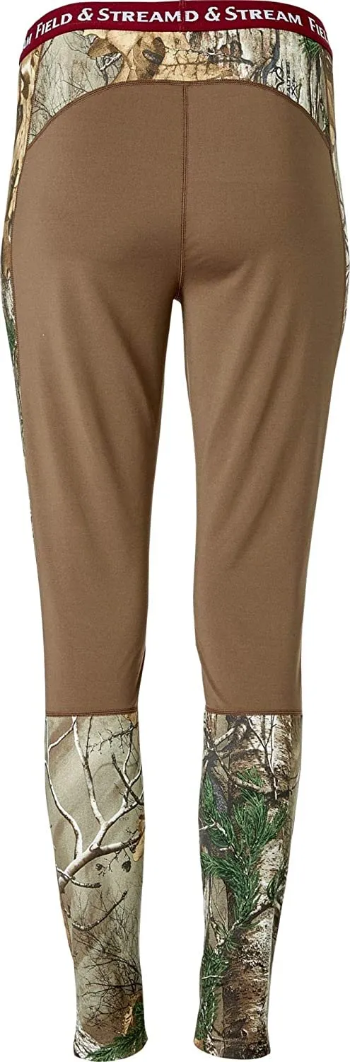 Field and Stream Women's Realtree Xtra Midweight Base Layer Leggings - Large.