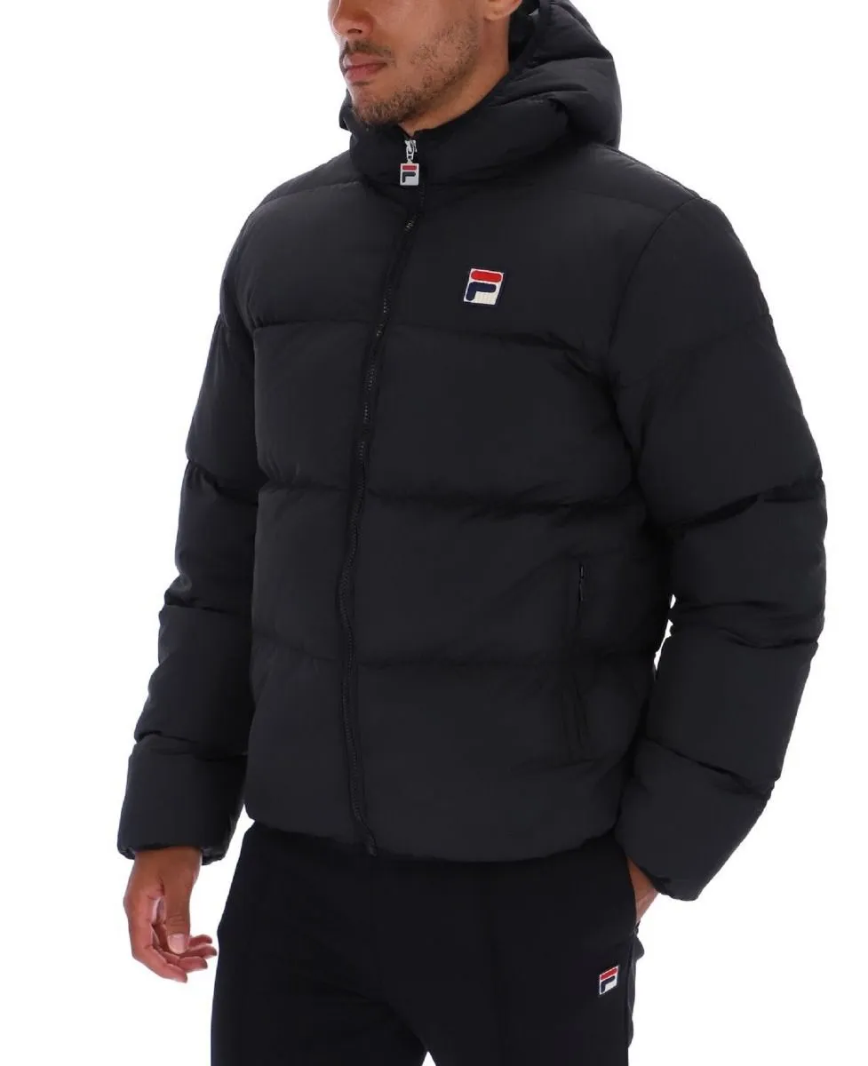 Fila Black Sharkskin Harry Heavyily Padded Jacket