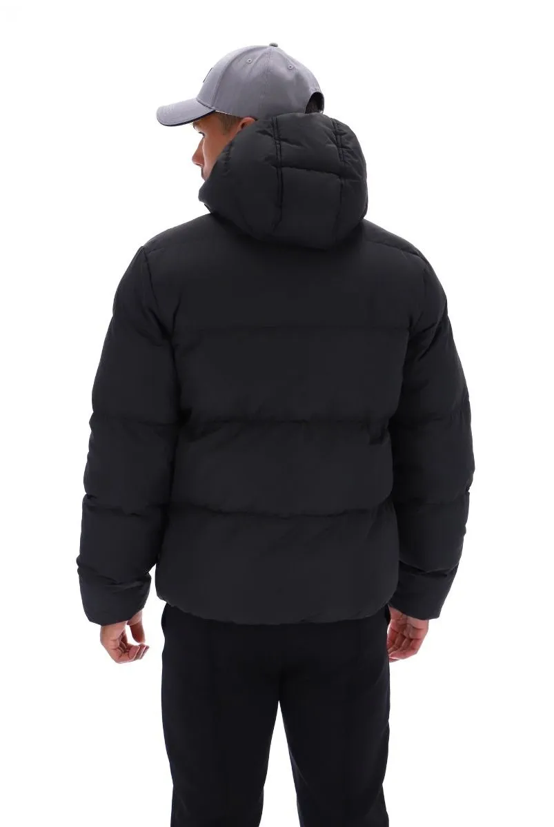 Fila Black Sharkskin Harry Heavyily Padded Jacket