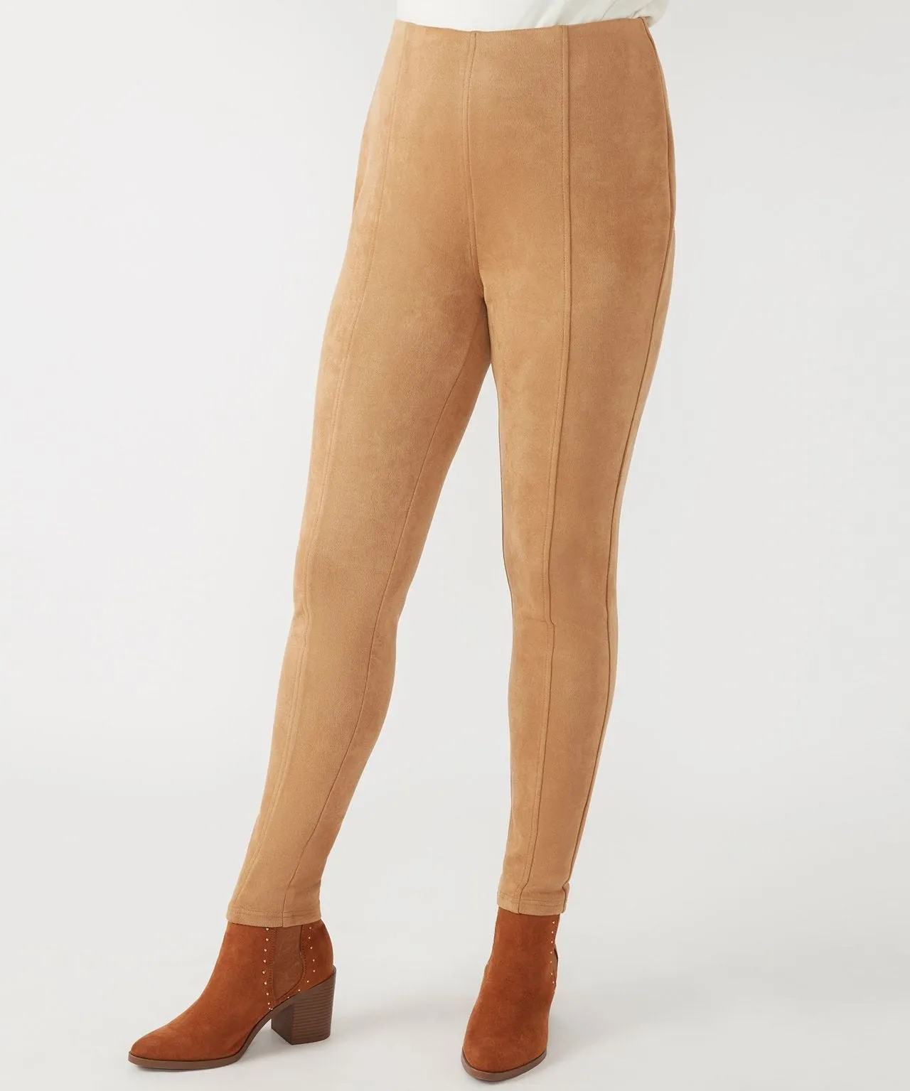 Suede Tummy Control Leggings at First Avenue