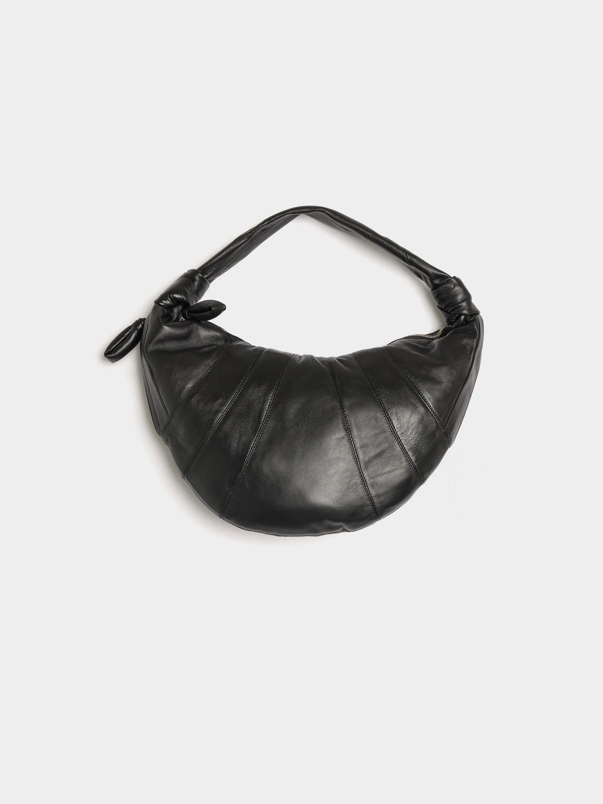 Fortune Black Croissant Bag