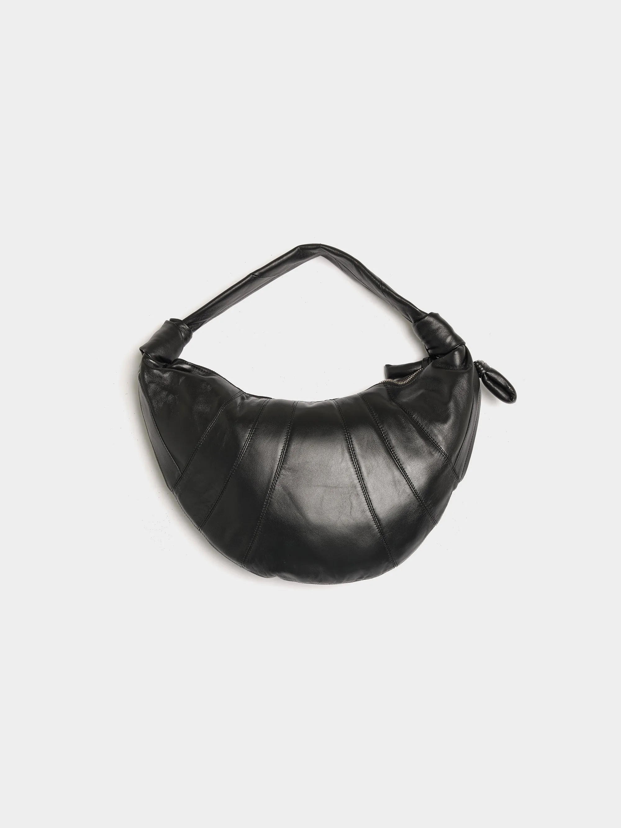 Fortune Black Croissant Bag