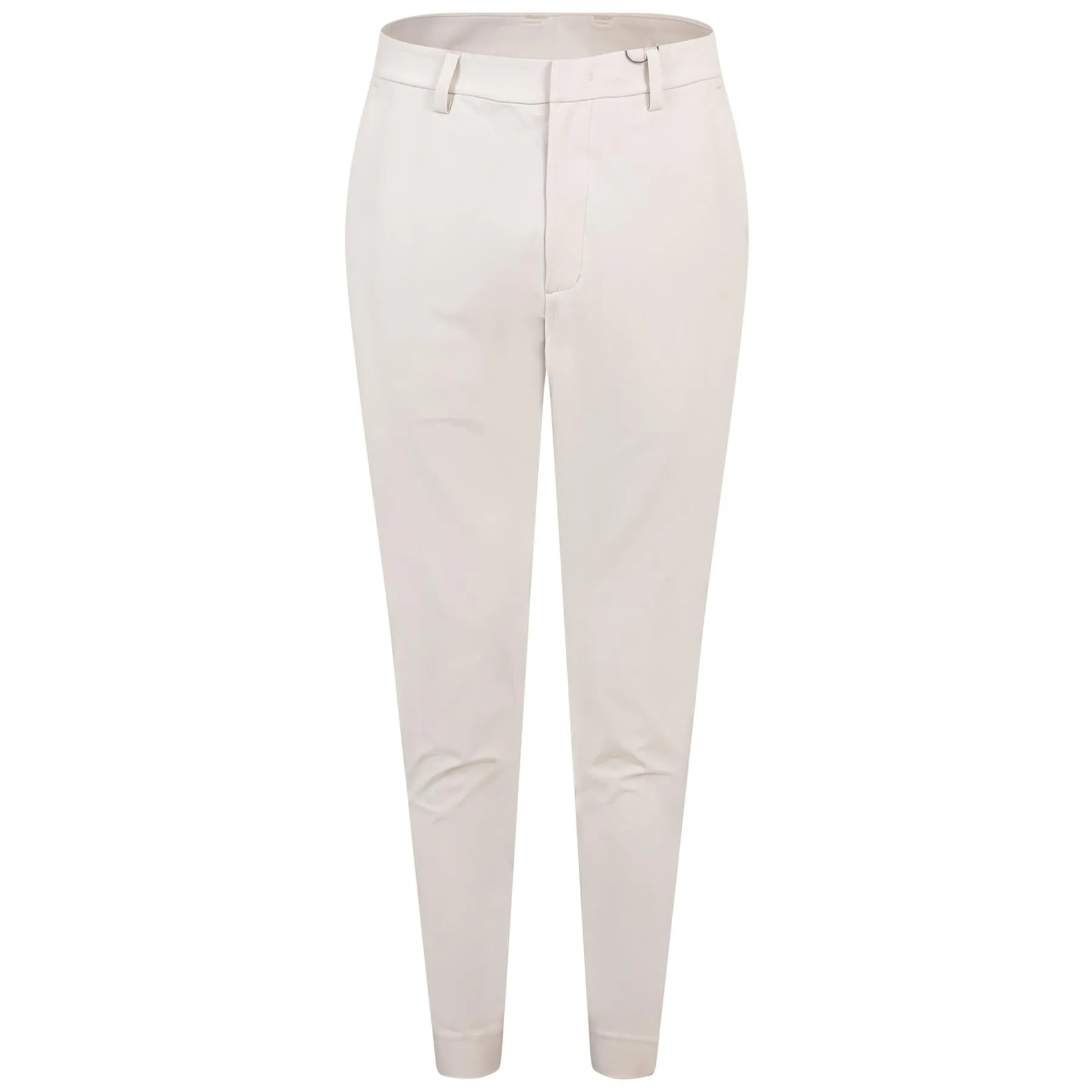 Stone Beige Four-Way Stretch Slim Leg Trousers - SS24