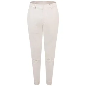 Stone Beige Four-Way Stretch Slim Leg Trousers - SS24