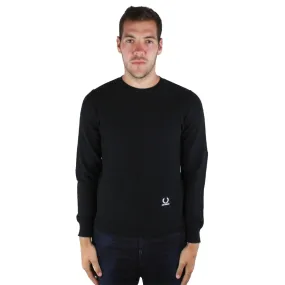 Fred Perry Black Crew Neck Sweater SK1414 - Model 102