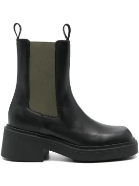 Furla College Black Chelsea Boots