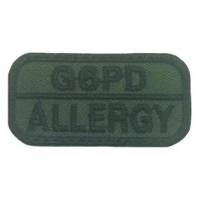 G6PD Allergy Patch - Olive Drab Green