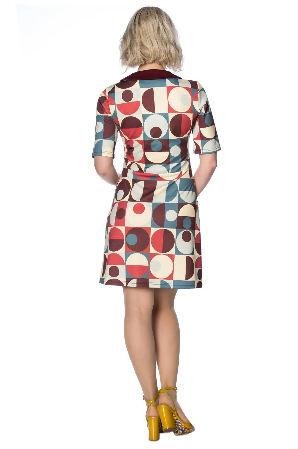 Geo Circular Dress